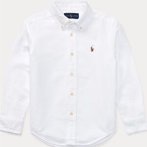 100% cotton Ralph Lauren The Iconic Oxford Shirt for boys 4/4T